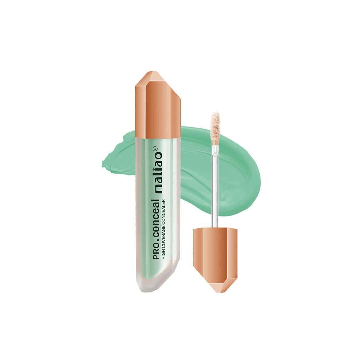 Maliao Pro Conceal Makeup | Full Coverage Waterproof Concealer Face GREEN-412